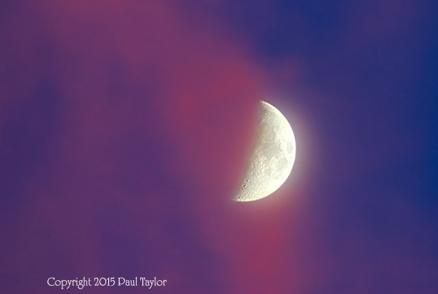 Paul Taylor-half moon red clouds II